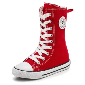 Autumn Canvas Shoes Girl Boots 2024 High-top Boys Boots