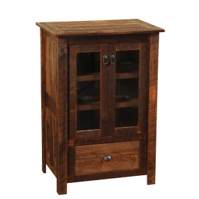 Barnwood Media Cabinet - Barnwood Legs