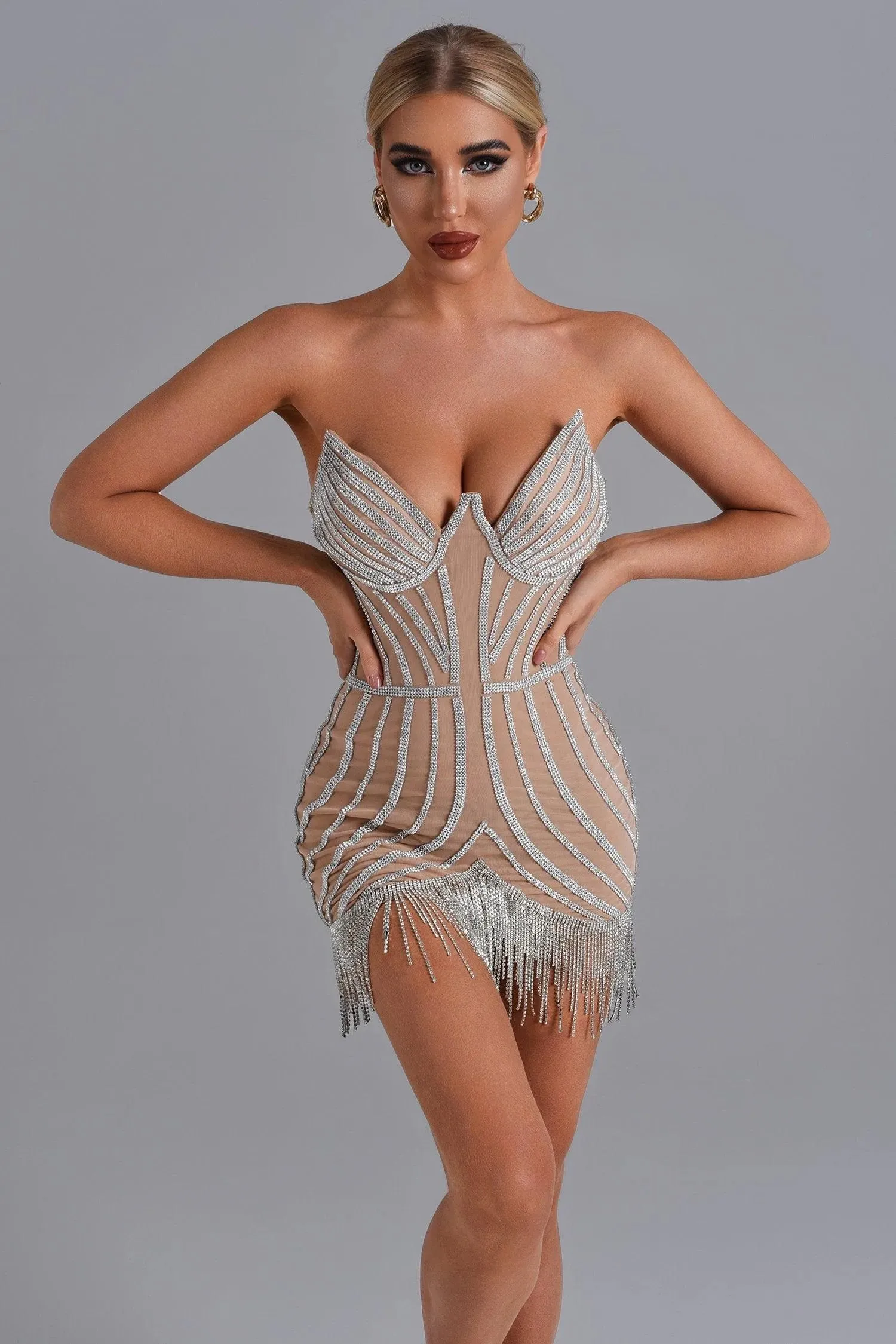 “Bijou Dazzle” Luxury Dress