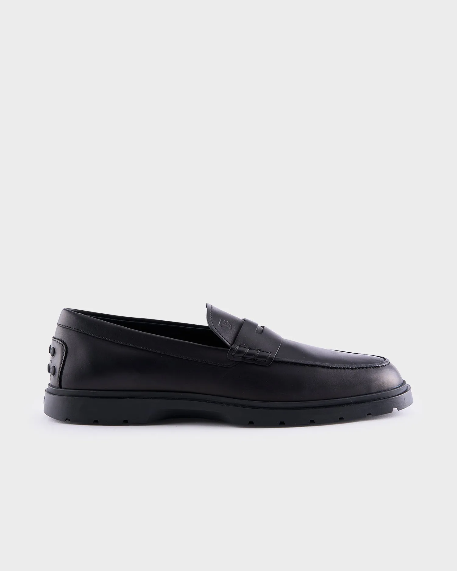 Black Leather Loafers