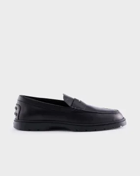 Black Leather Loafers