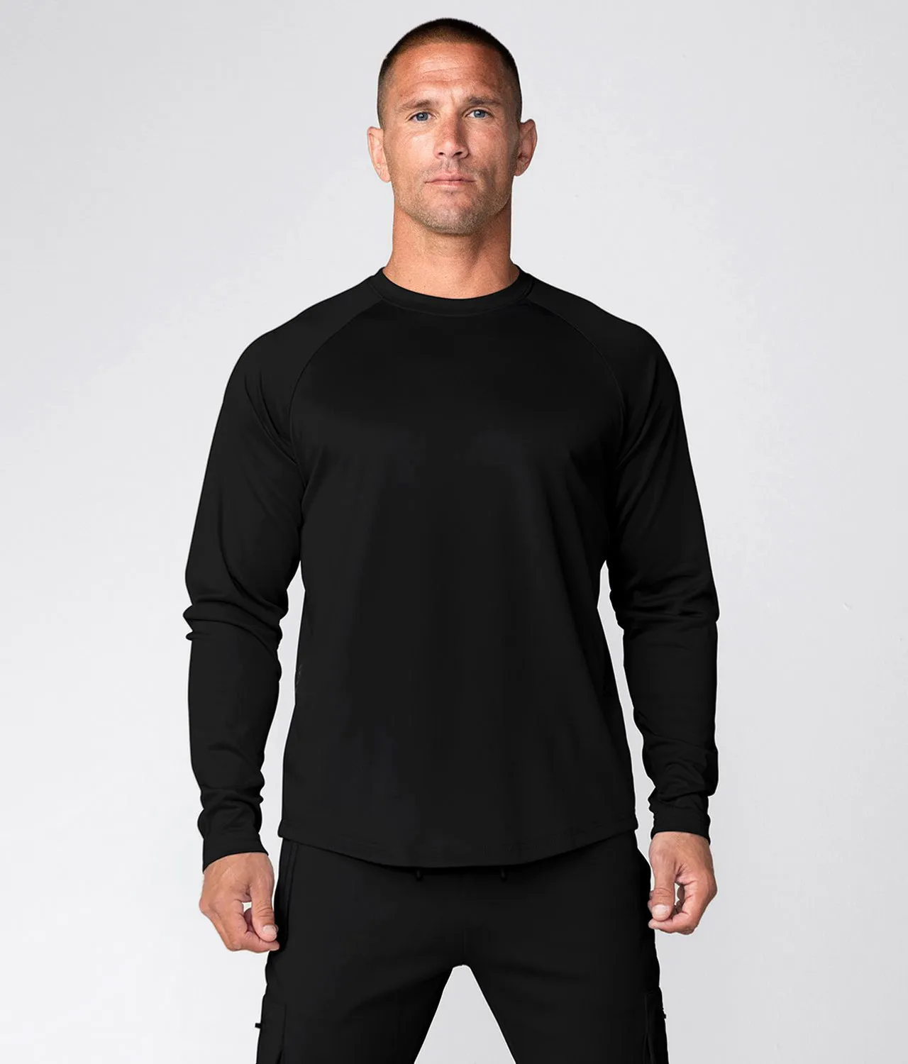 Born Tough Momentum Long Sleeve Crossfit T-Shirt For Men Black