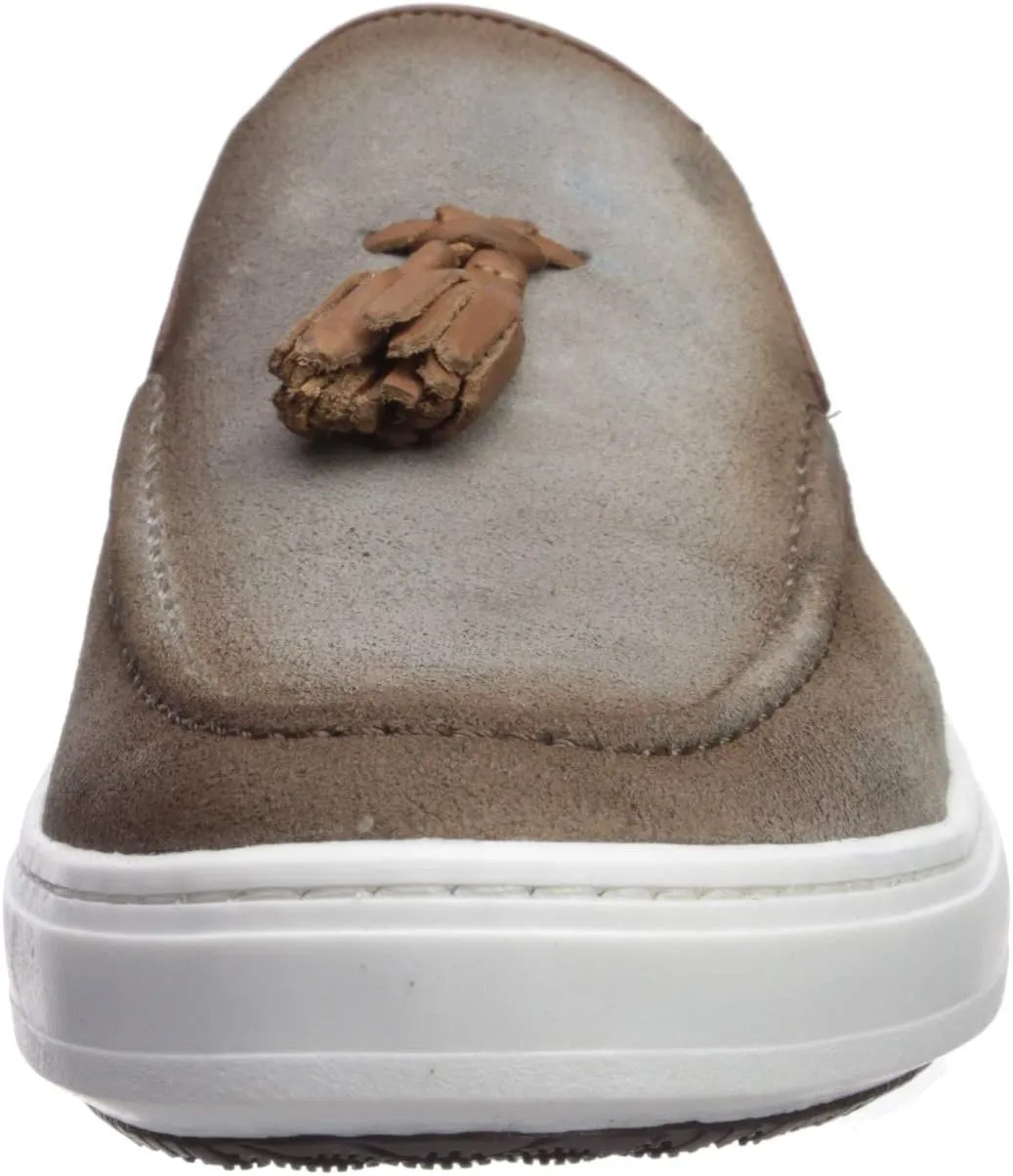 Brothers United Men's Leather Luxury Slip on Tassel Loafer
