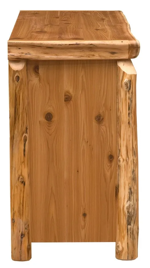 Cedar Log 7-Drawer Dresser