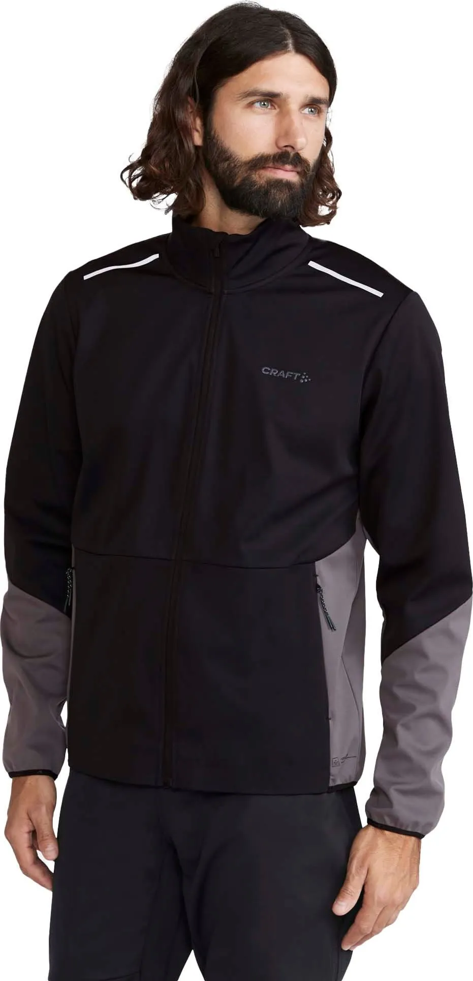 Craft Men&#x27;s Core Nordic Training Jacket Black-Granite | Buy Craft Men&#x27;s Core Nordic Training Jacket Black-Granite here | Outnorth