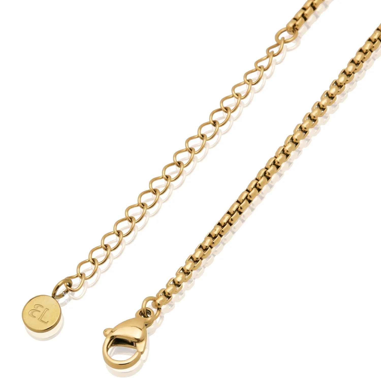Crystal Custom Name Necklace (Gold)