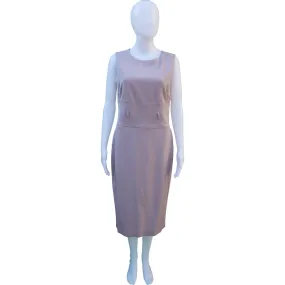 DOLCE & GABBANA STRETCH WOOL SLEEVELESS DRESS
