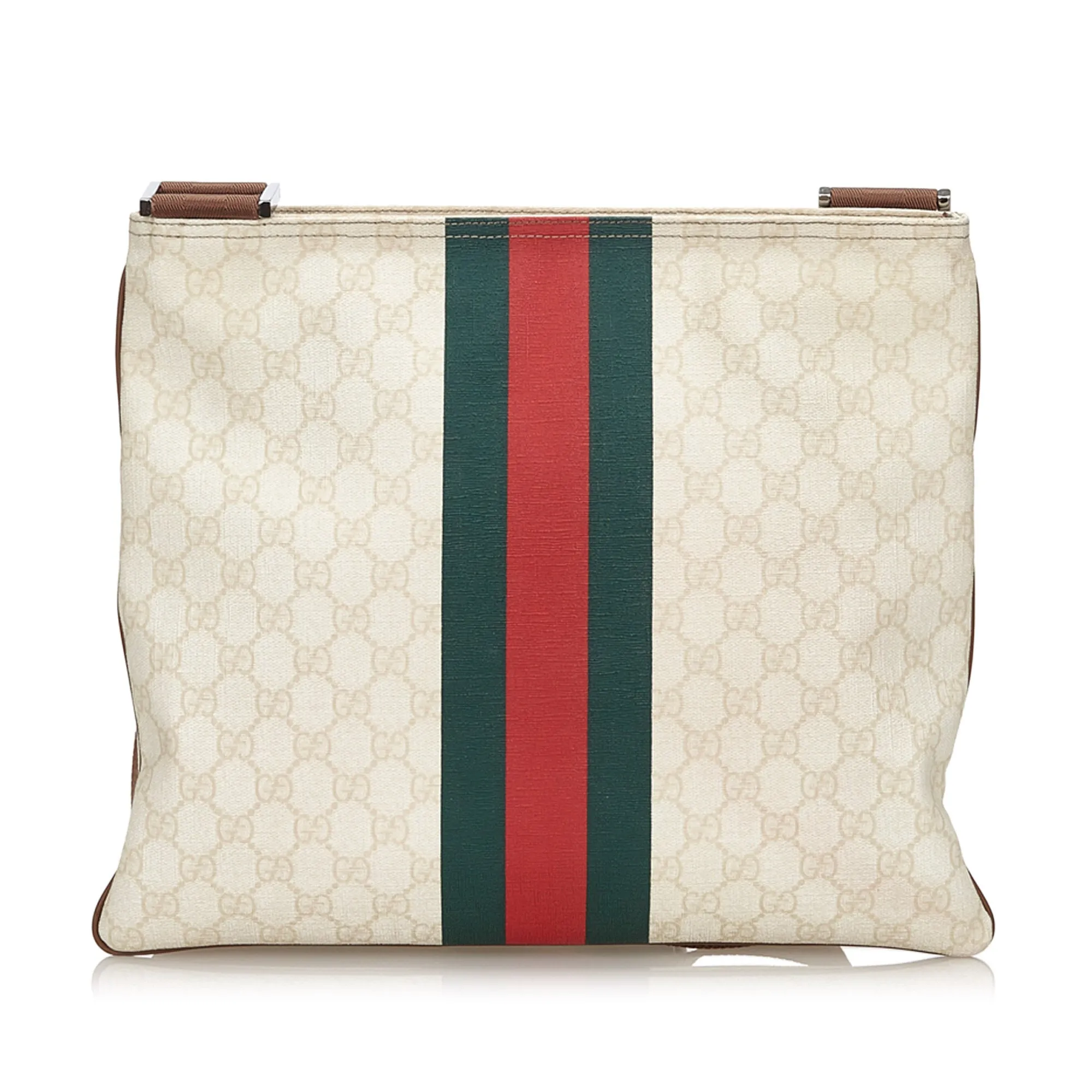 GUCCI WEB SUPREME GG CROSSBODY BAG