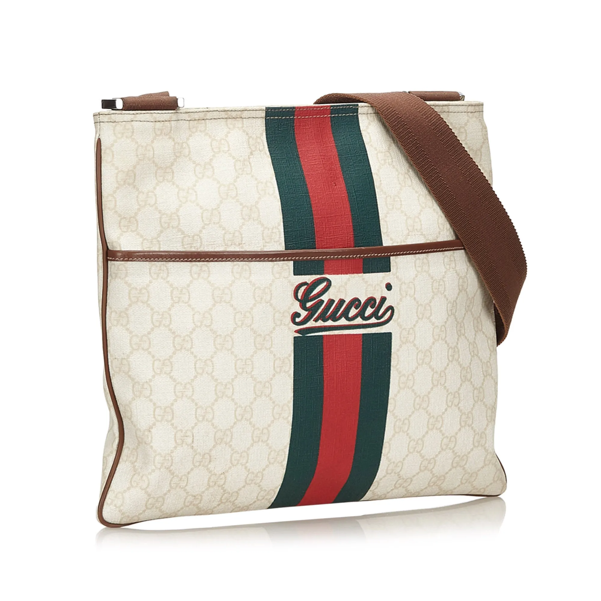 GUCCI WEB SUPREME GG CROSSBODY BAG