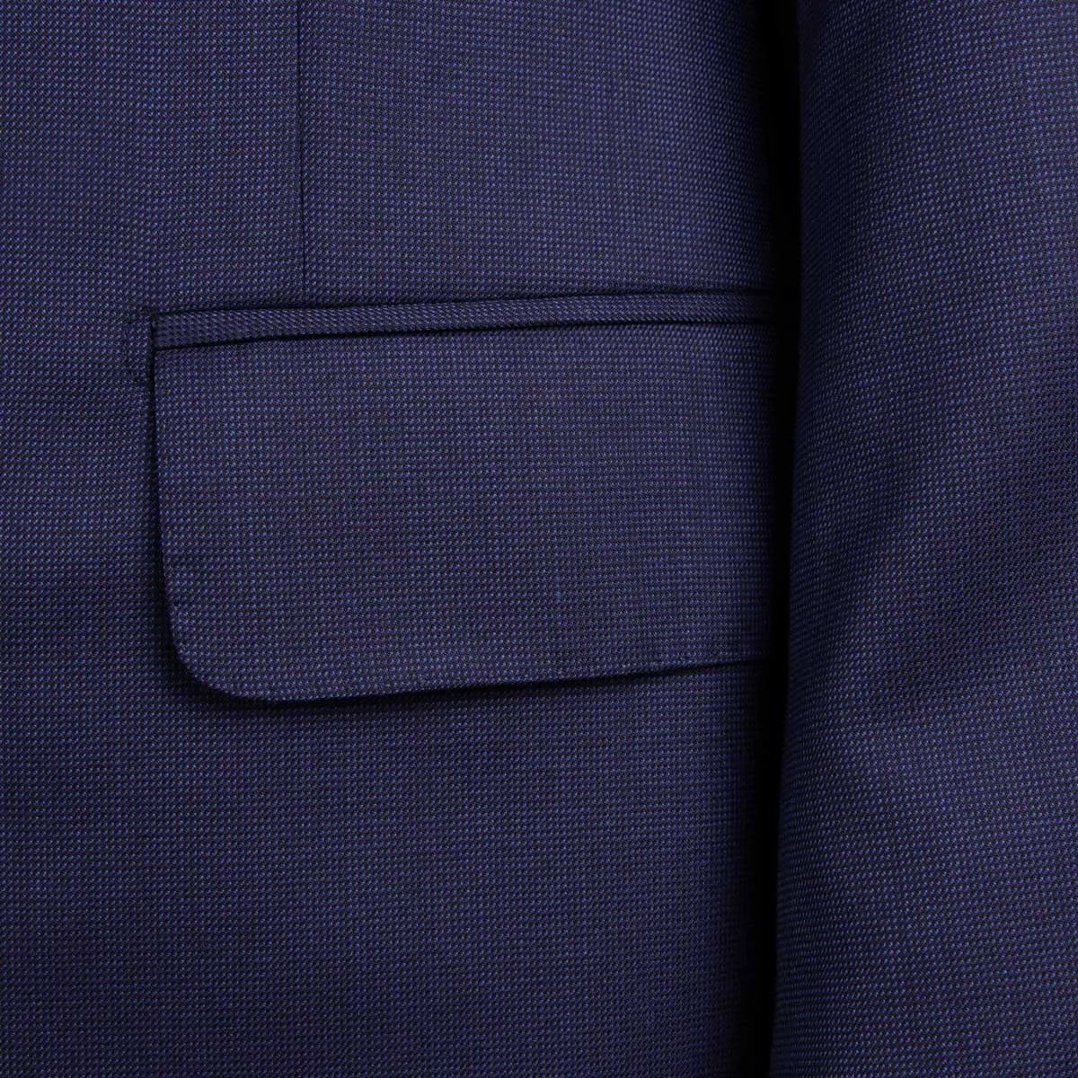 Handcrafted Navy Wool Super 160s Suit