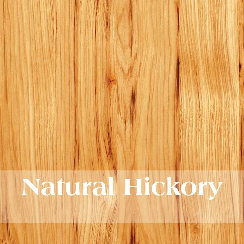 Hickory Log Three Drawer Armoire w/Adjustable Shelving