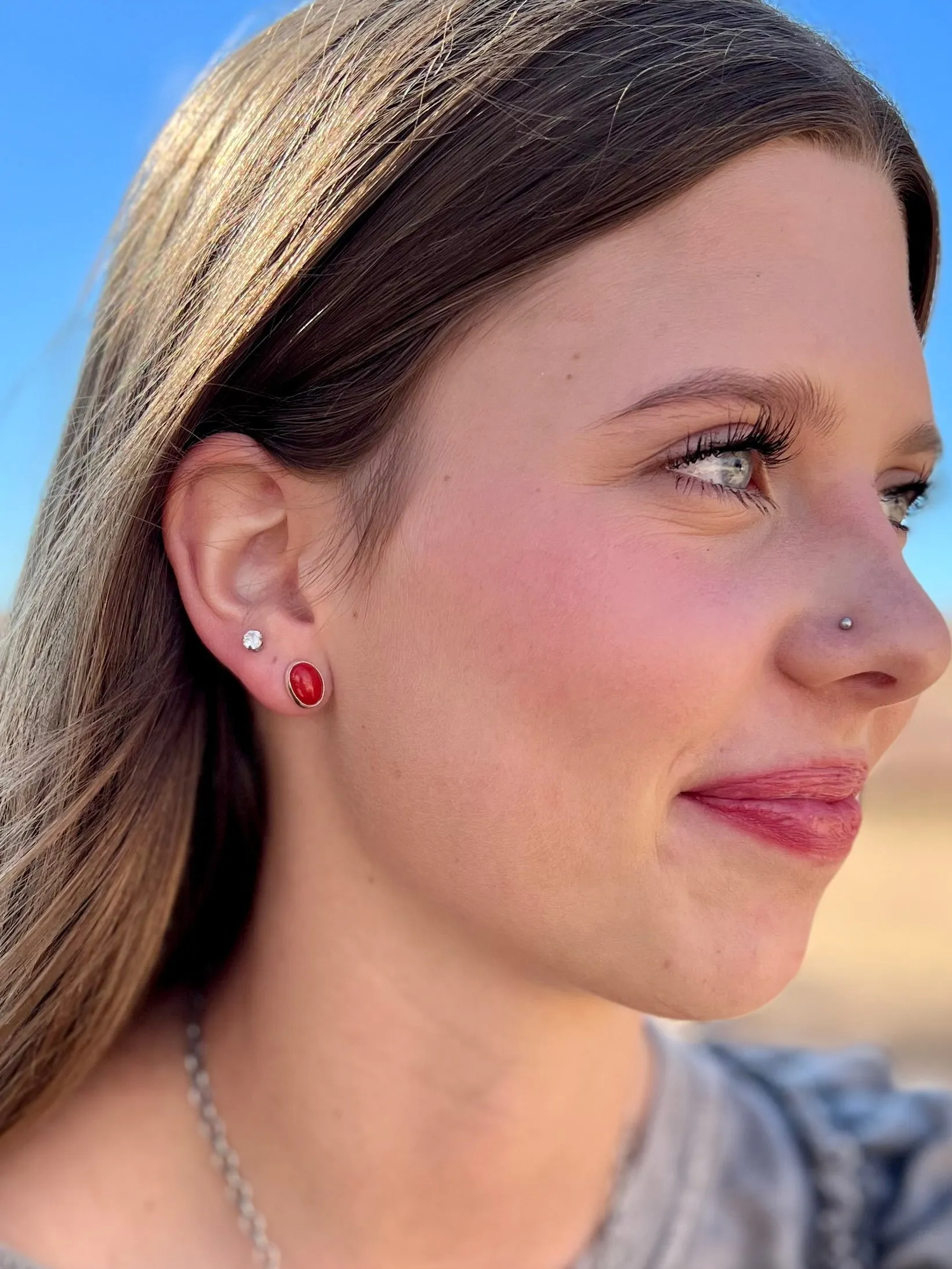 Komatiite Navajo Handcrafted Sterling Earring
