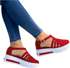 Ladmiple Shoes For Women Sneakers Trendy Low Top Lace-up Walking Shoes Fashion Summer Slip On Platform Flats Loafers
