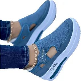 Ladmiple Shoes For Women Sneakers Trendy Slip on Canvas Walking Shoes Fashion Casual Summer Comfortable Flats Loafers