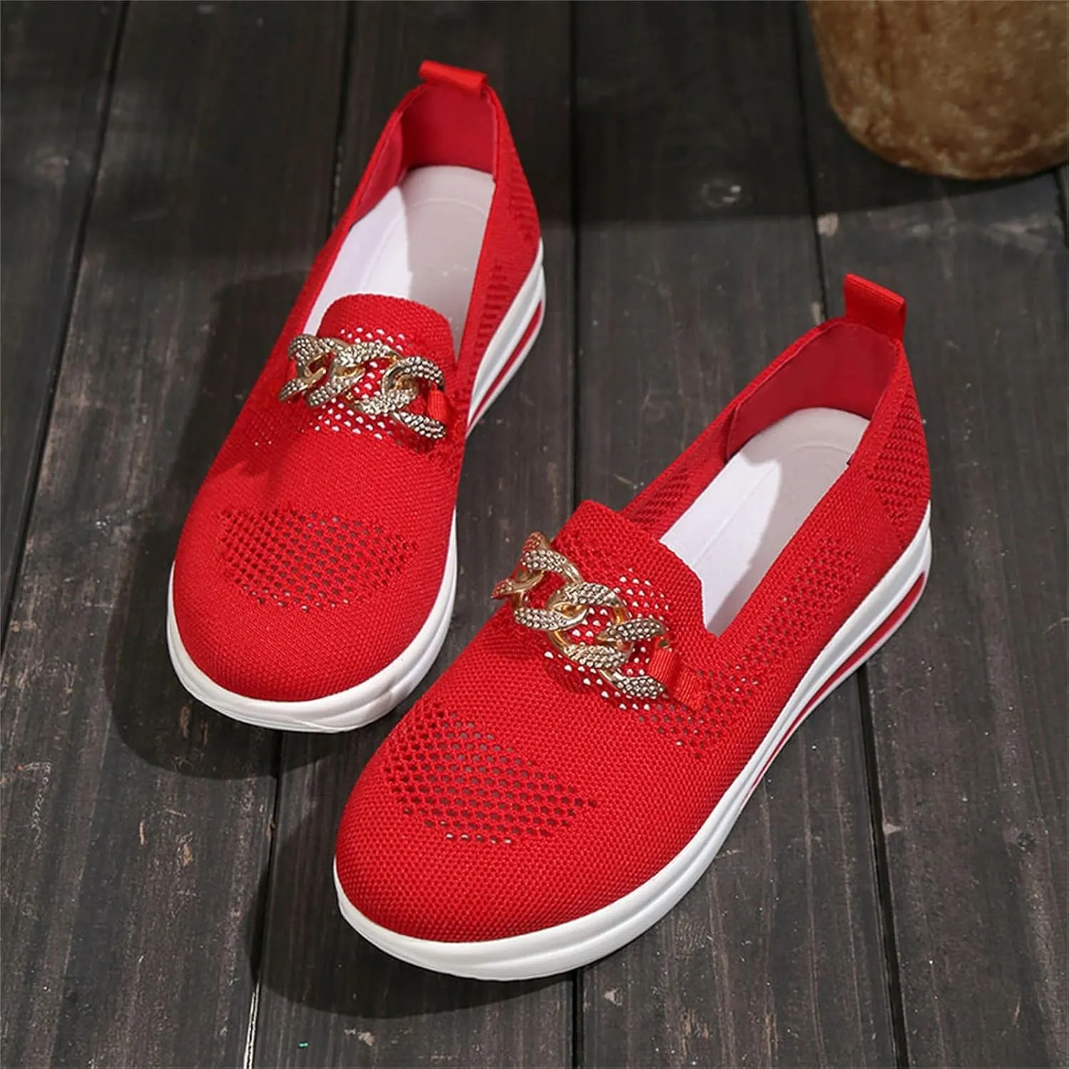 Loafers for Women Trendy Orthopedic Shoes Wide Sneakers Breathable Mesh Walking Shoes Lightweight Running Sneakers