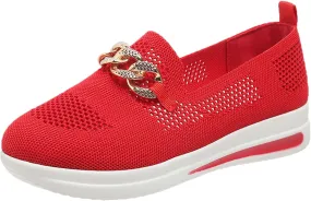 Loafers for Women Trendy Orthopedic Shoes Wide Sneakers Breathable Mesh Walking Shoes Lightweight Running Sneakers
