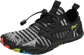 Mens Womens Quick Dry Water Shoes Barefoot Aqua Beach Swim Pool Shoes Non Slip Outdoor Sports Hiking Surf Yoga Lightweight Footwear