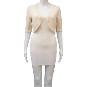 MICHAEL KORS CABLE KNIT OPEN FRONT SHRUG