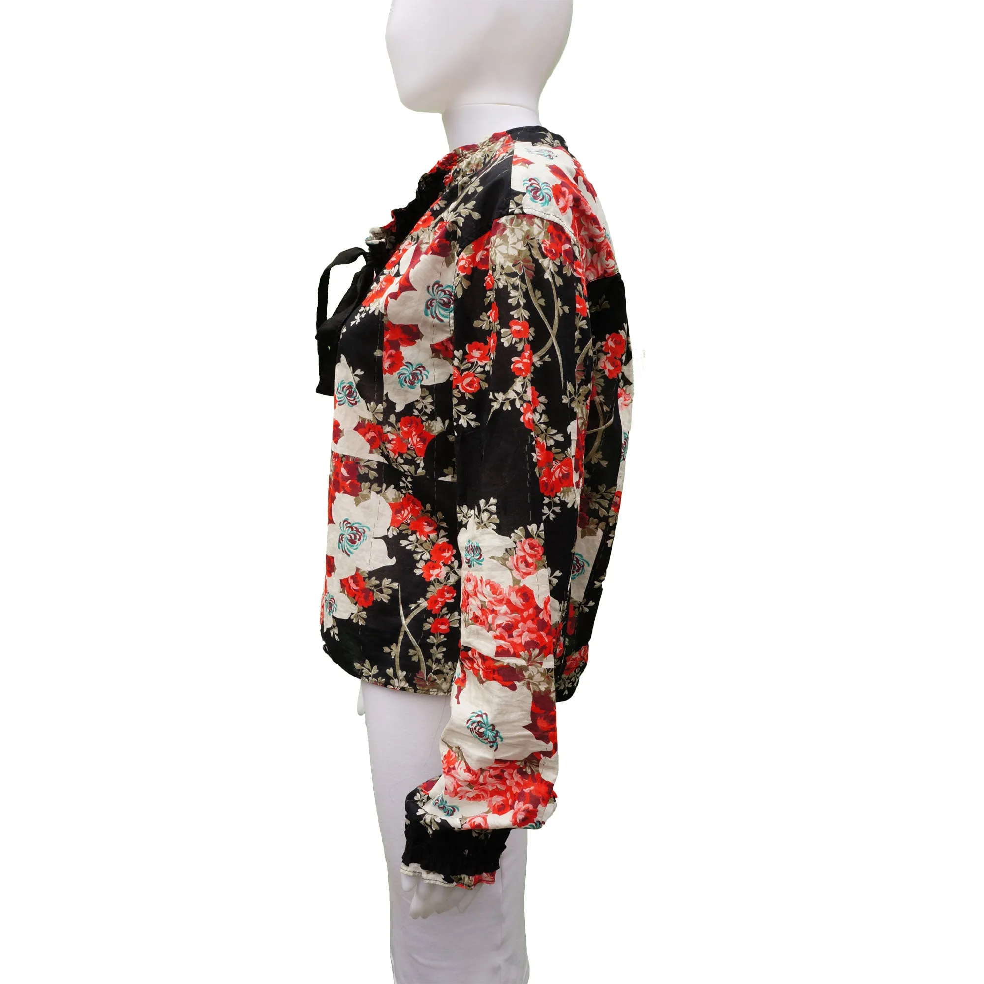 RAG & BONE FLORAL BLOUSE  TOP