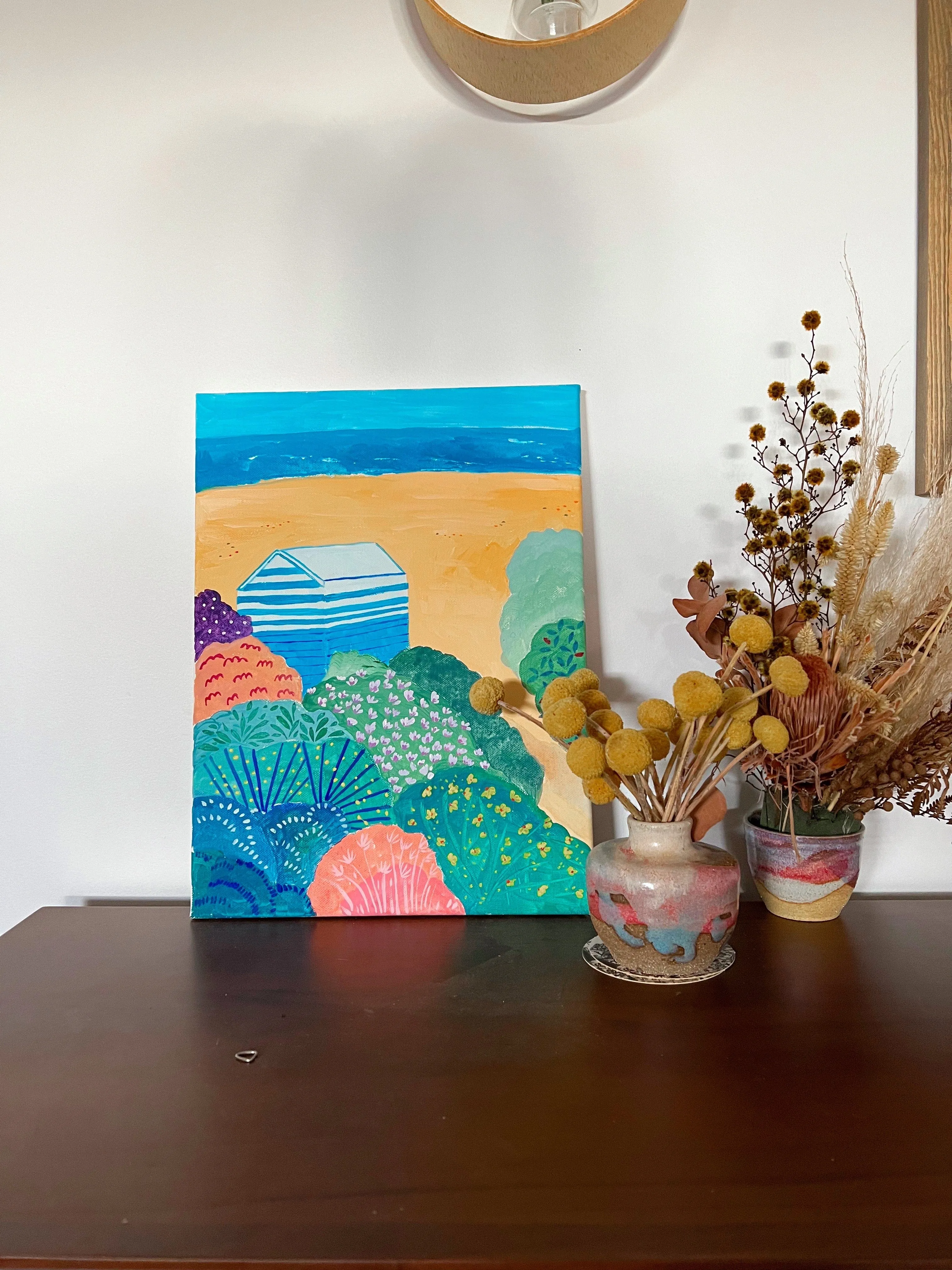 Suki McMaster Original Painting On Canvas - Bonbeach - Free Shipping