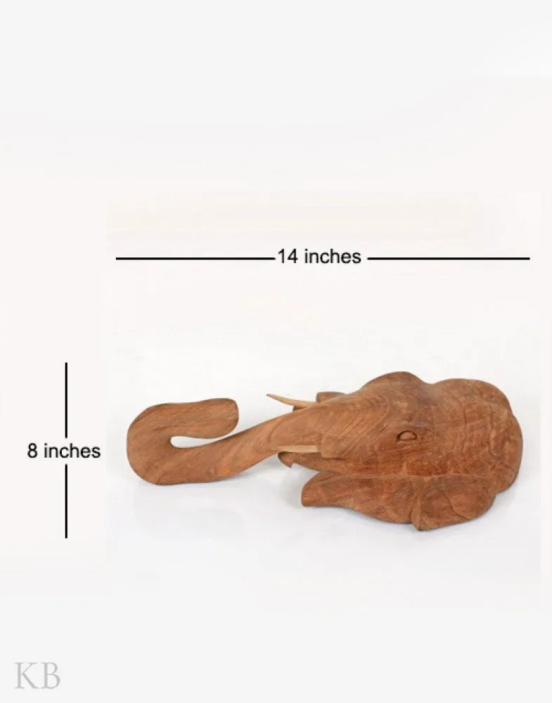 Walnut Wood Handcrafted Elephant