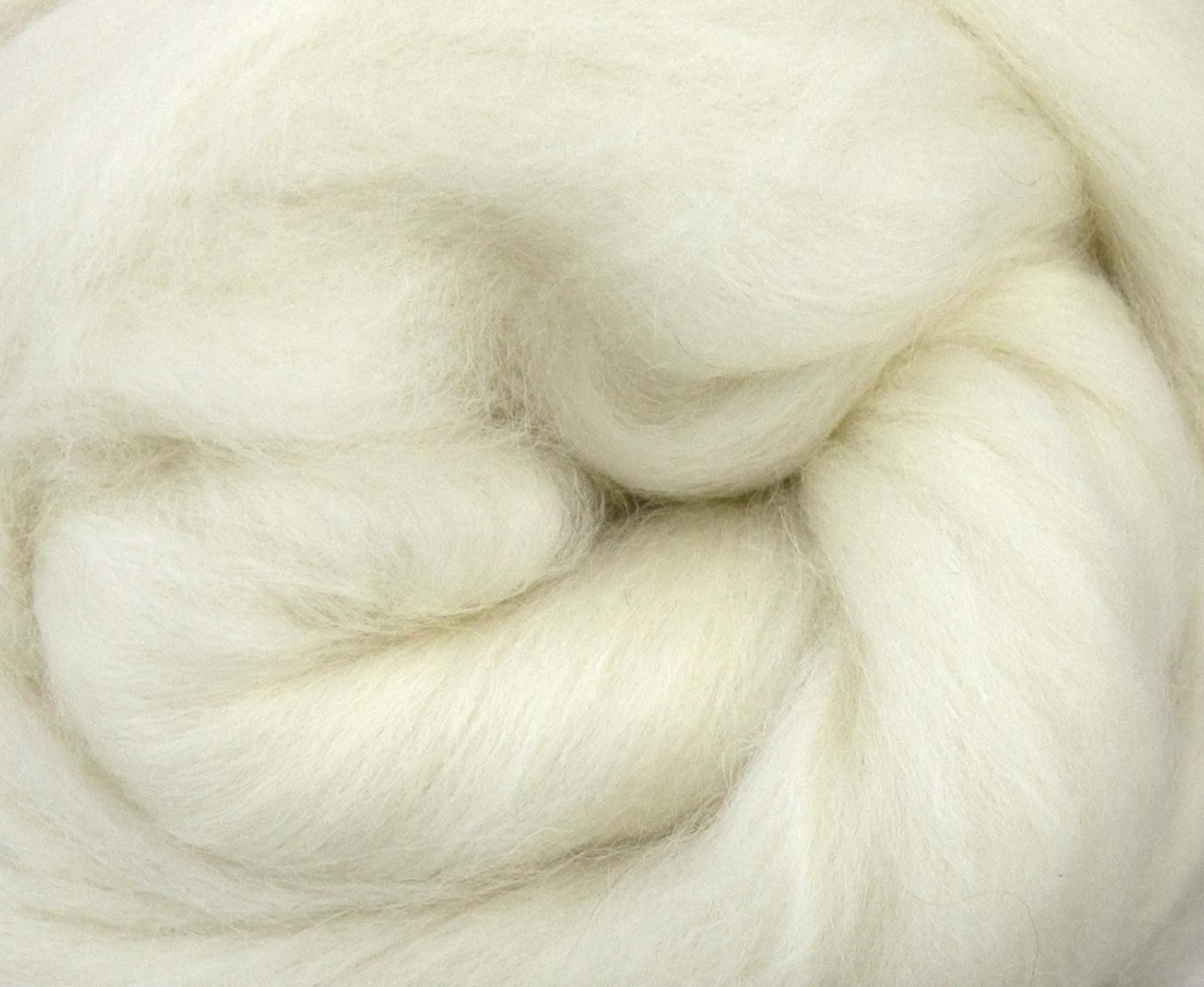 White De-Haired Chinese Cashmere Top